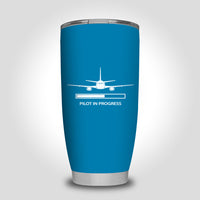 Thumbnail for Pilot In Progress Designed Tumbler Travel Mugs