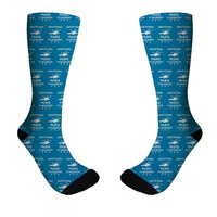 Thumbnail for People Fly Planes Pilots Fly Helicopters Designed Socks
