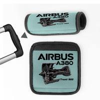 Thumbnail for Airbus A380 & Trent 900 Engine Designed Neoprene Luggage Handle Covers