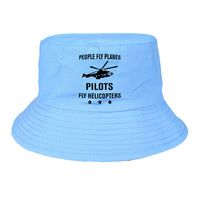 Thumbnail for People Fly Planes Pilots Fly Helicopters Designed Summer & Stylish Hats