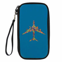 Thumbnail for Colourful Airplane Designed Travel Cases & Wallets