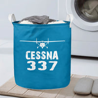 Thumbnail for Cessna 337 & Plane Designed Laundry Baskets