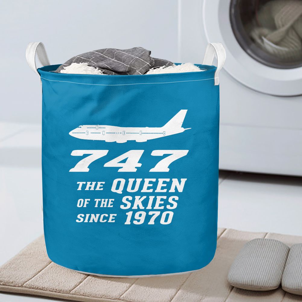 Boeing 747 - Queen of the Skies (2) Designed Laundry Baskets