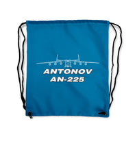 Thumbnail for Antonov AN-225(26) Designed Drawstring Bags