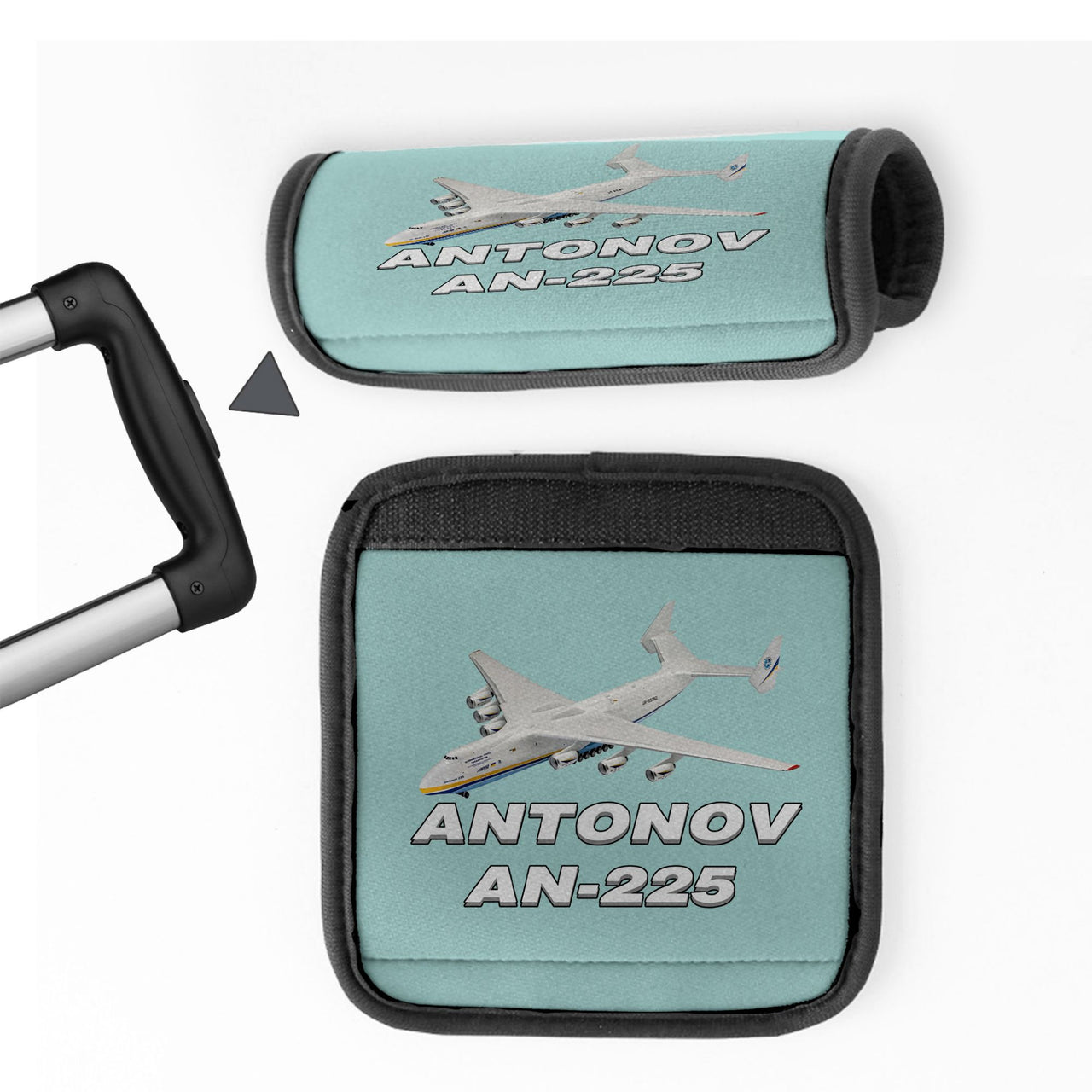 Antonov AN-225 (12) Designed Neoprene Luggage Handle Covers