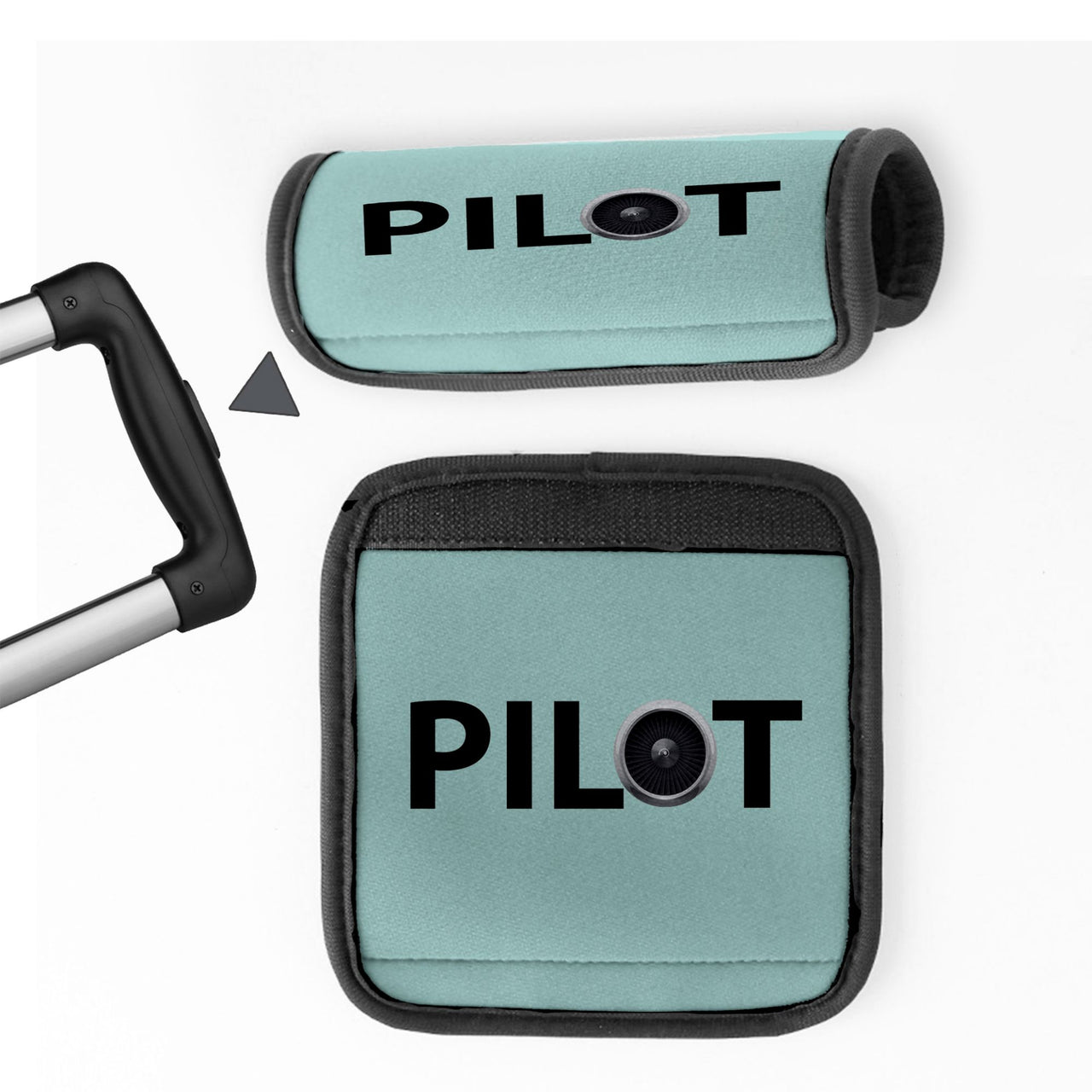 Pilot & Jet Engine Designed Neoprene Luggage Handle Covers
