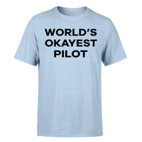 Thumbnail for World's Okayest Pilot Designed T-Shirts