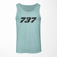 Thumbnail for 737 Flat Text Designed Tank Tops