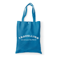Thumbnail for Travelling All Around The World Designed Tote Bags