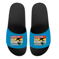 Thumbnail for Husband & Dad & Aircraft Mechanic & Legend Designed Sport Slippers