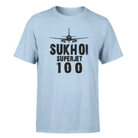 Thumbnail for Sukhoi Superjet 100 & Plane Designed T-Shirts