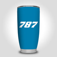 Thumbnail for 787 Flat Text Designed Tumbler Travel Mugs