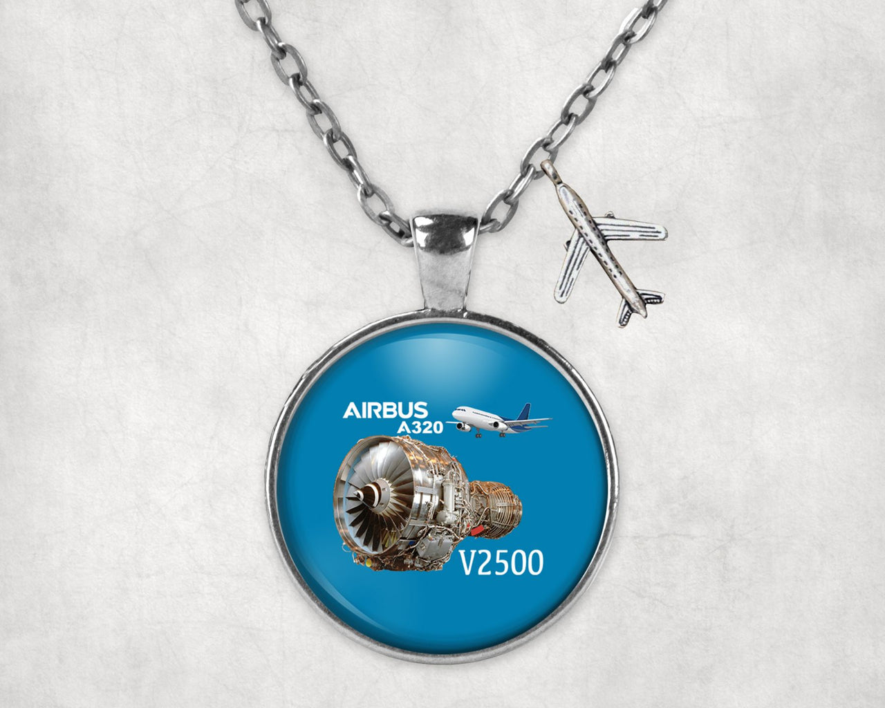 Airbus A320 & V2500 Engine Designed Necklaces
