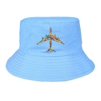 Thumbnail for Colourful Airplane Designed Summer & Stylish Hats
