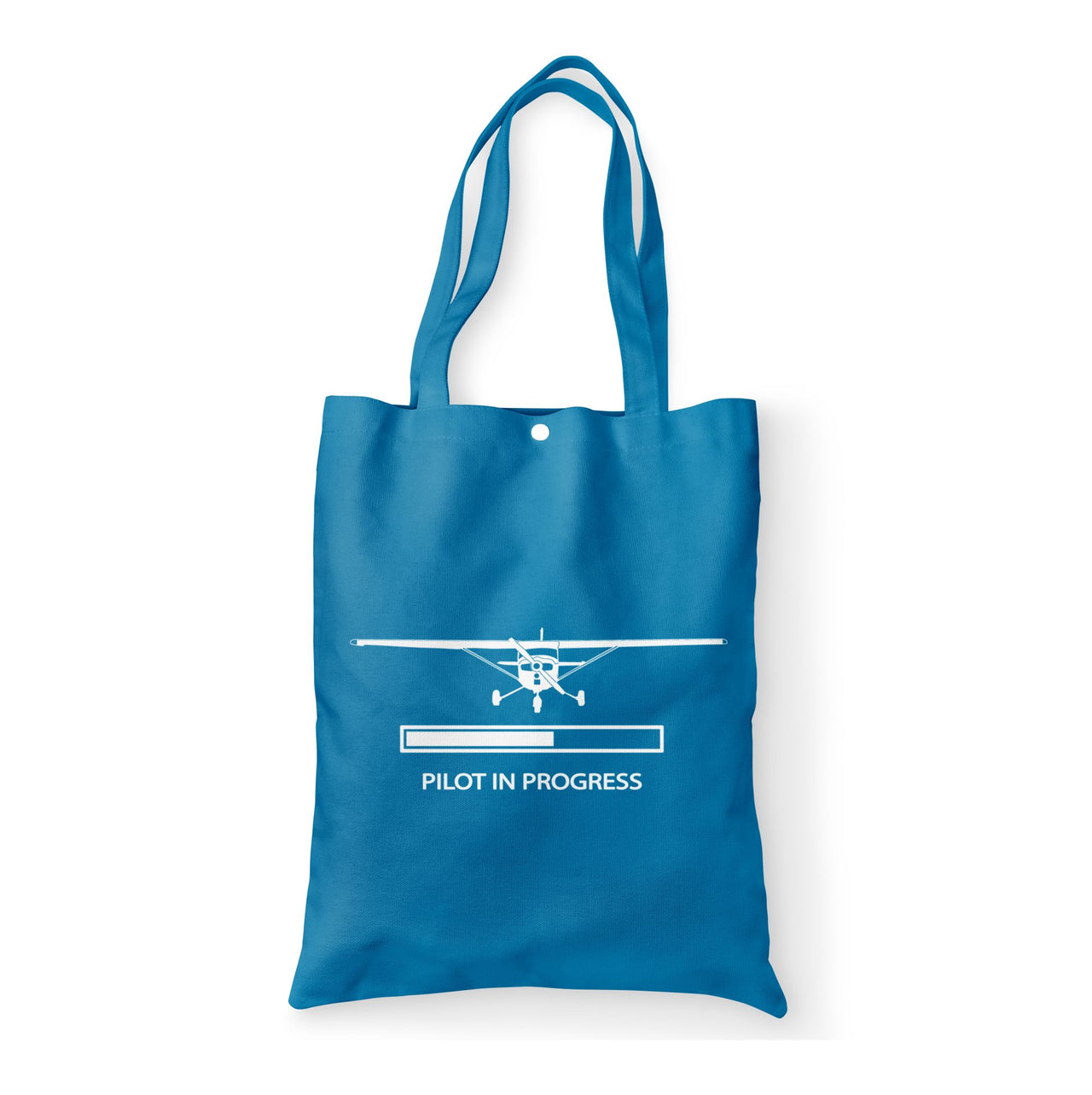 Pilot In Progress (Cessna) Designed Tote Bags