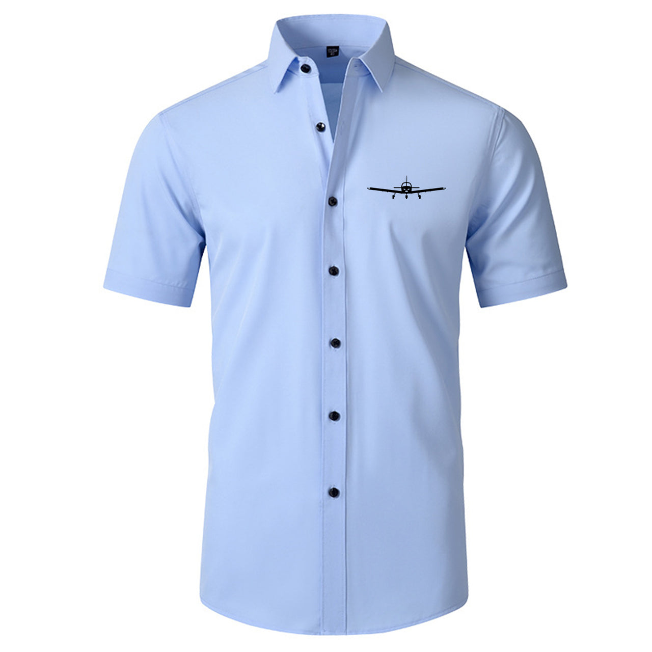 Piper PA28 Silhouette Plane Designed Short Sleeve Shirts