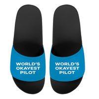 Thumbnail for World's Okayest Pilot Designed Sport Slippers