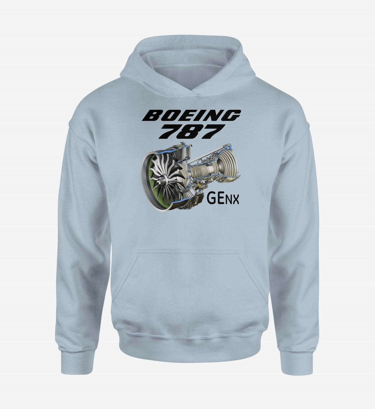Boeing 787 & GENX Engine Designed Hoodies