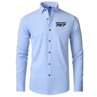 Thumbnail for Boeing 757 & Text Designed Long Sleeve Shirts