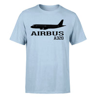 Thumbnail for Airbus A320 Printed Designed T-Shirts