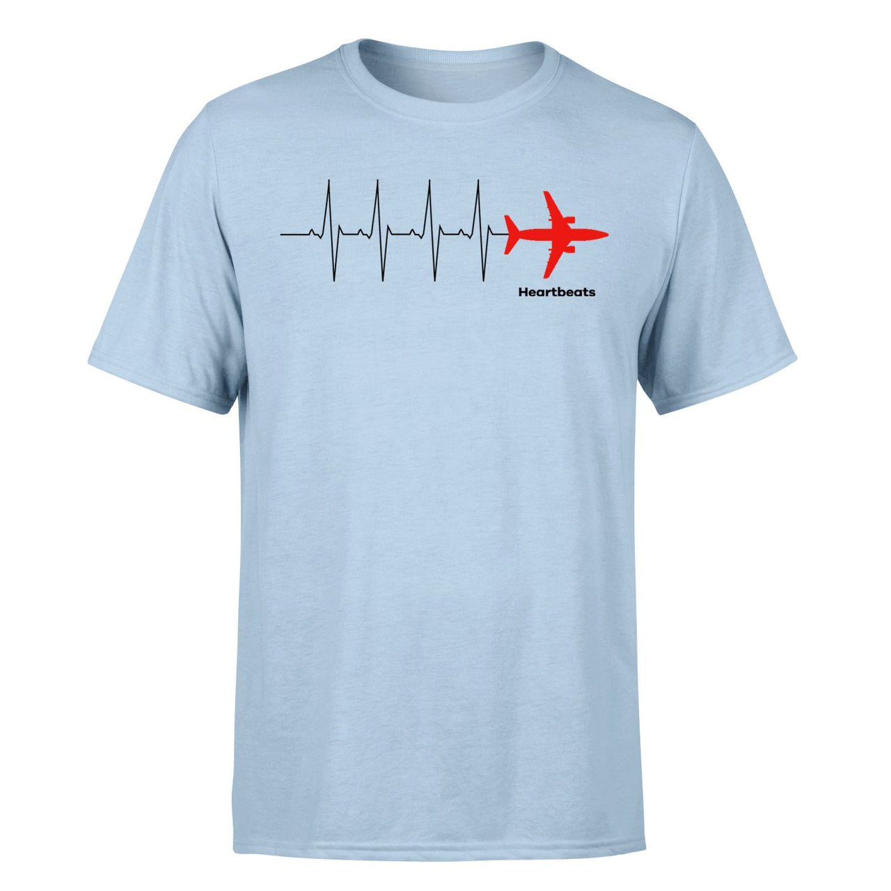 Aviation Heartbeats Designed T-Shirts