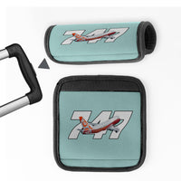 Thumbnail for Super Boeing 747 Intercontinental Designed Neoprene Luggage Handle Covers