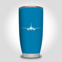 Thumbnail for Sukhoi Superjet 100 Silhouette Designed Tumbler Travel Mugs