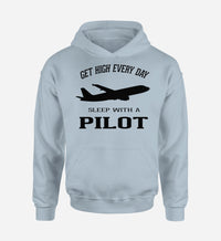 Thumbnail for Get High Every Day Sleep With A Pilot Designed Hoodies