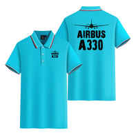 Thumbnail for Airbus A330 & Plane Designed Stylish Polo T-Shirts (Double-Side)