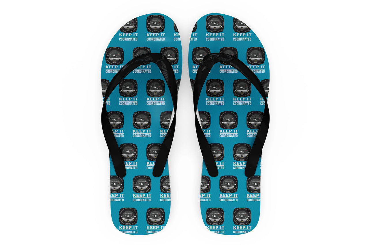 Keep It Coordinated Designed Slippers (Flip Flops)