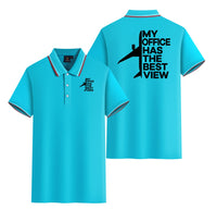 Thumbnail for My Office Has The Best View Designed Stylish Polo T-Shirts (Double-Side)