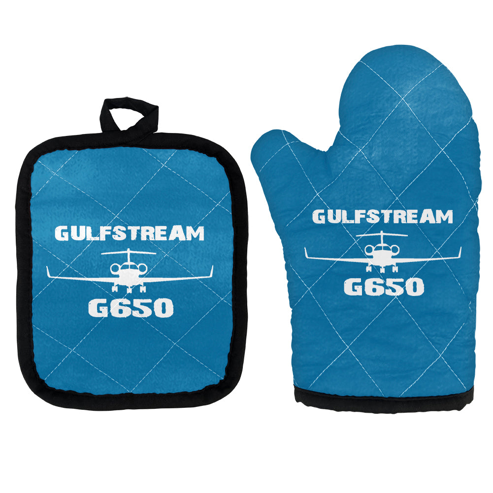 Gulfstream G650 & Plane Designed Kitchen Glove & Holder