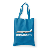 Thumbnail for The Embraer ERJ-190 Designed Tote Bags