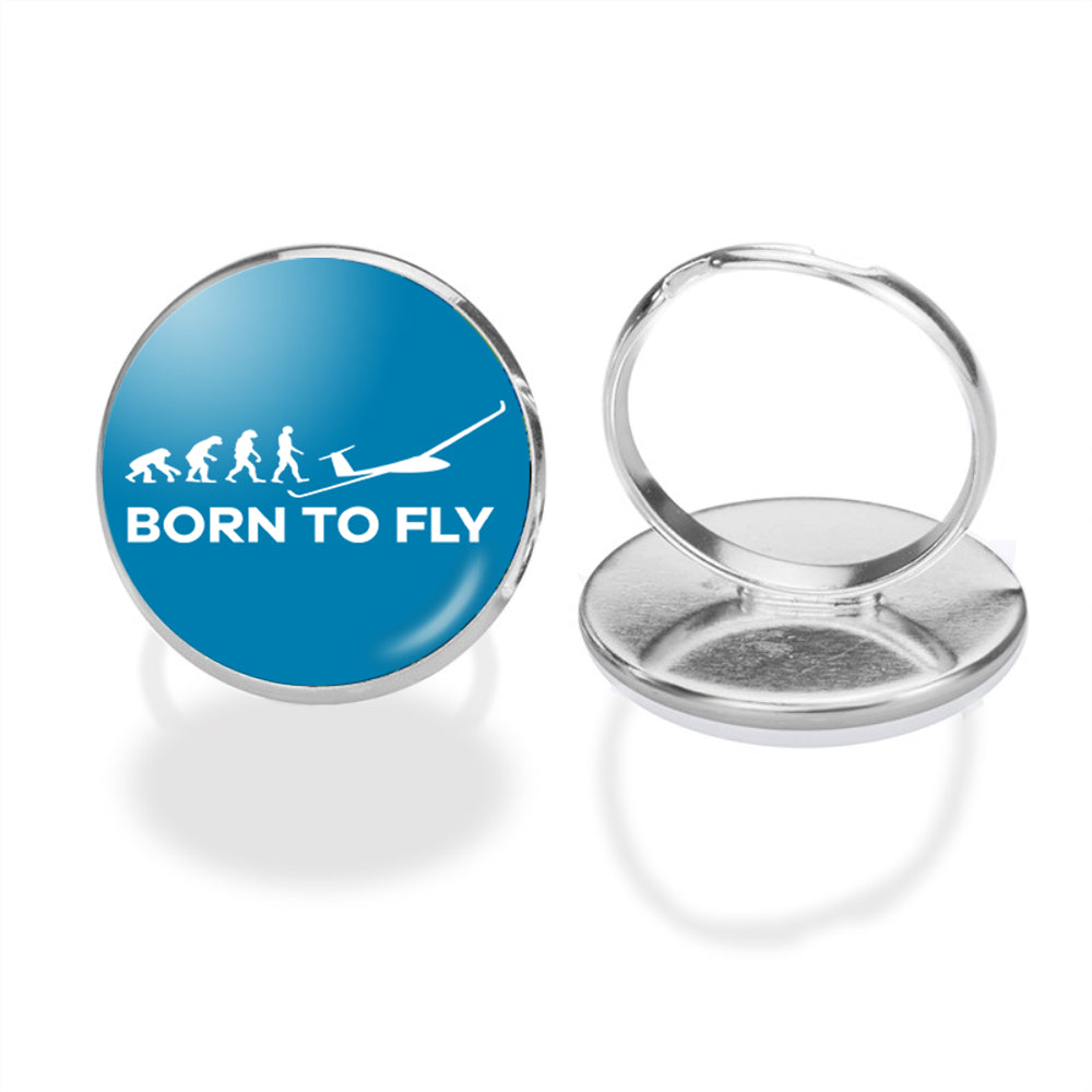 Born To Fly Glider Designed Rings