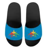 Thumbnail for Colourful 3 Airplanes Designed Sport Slippers