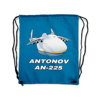 Thumbnail for Antonov AN-225 (21) Designed Drawstring Bags