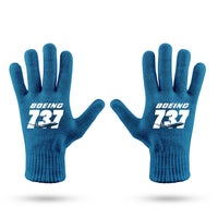 Thumbnail for Super Boeing 737+Text Designed Gloves