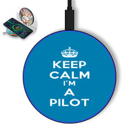 Thumbnail for Keep Calm I'm a Pilot Designed Wireless Chargers