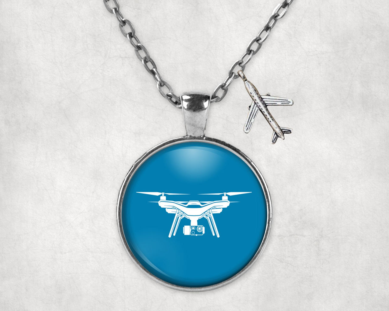 Drone Silhouette Designed Necklaces