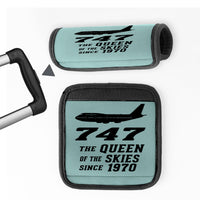 Thumbnail for Boeing 747 - Queen of the Skies (2) Designed Neoprene Luggage Handle Covers