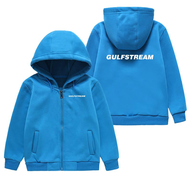 Gulfstream & Text Designed "CHILDREN" Zipped Hoodies