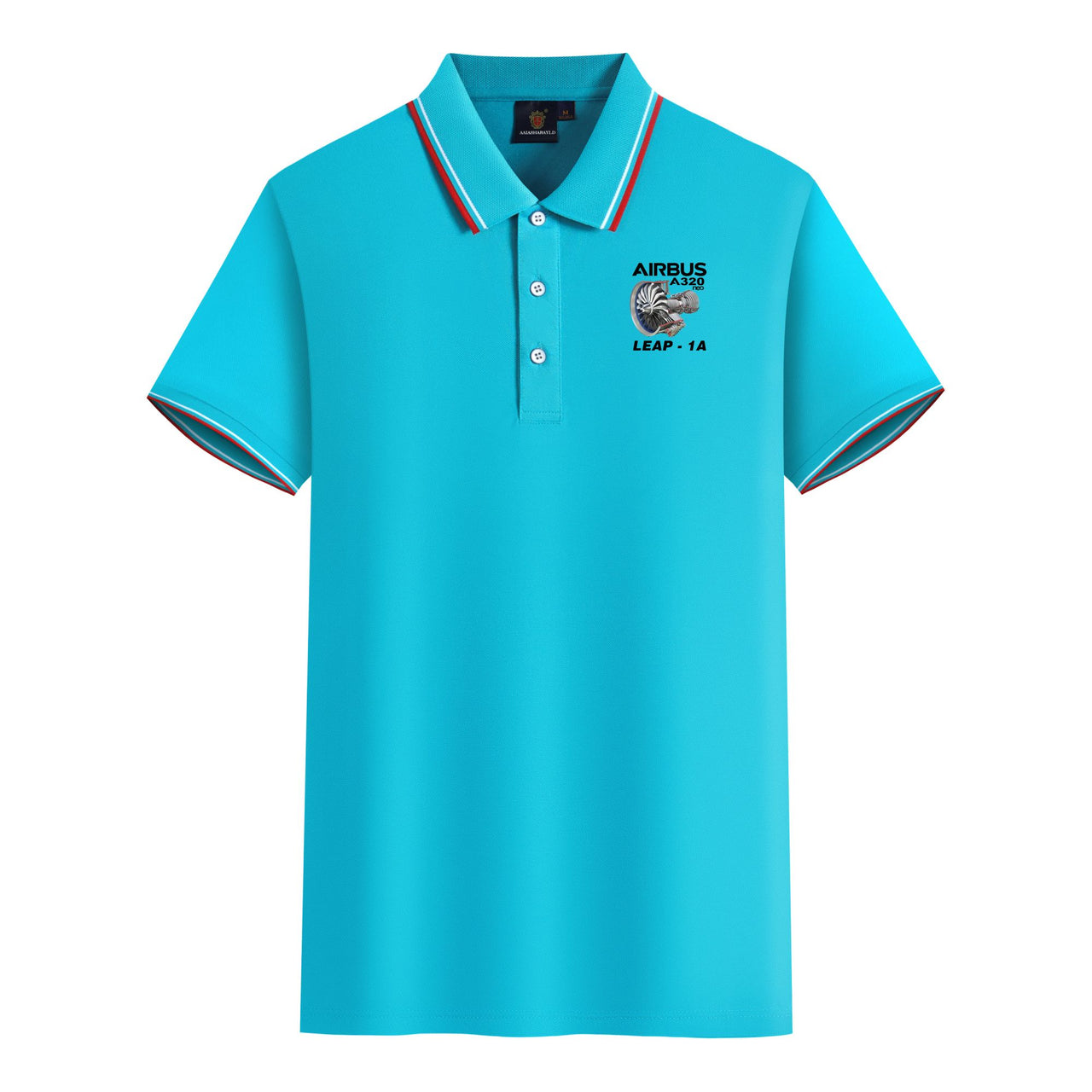 Airbus A320neo & Leap 1A Designed Stylish Polo T-Shirts