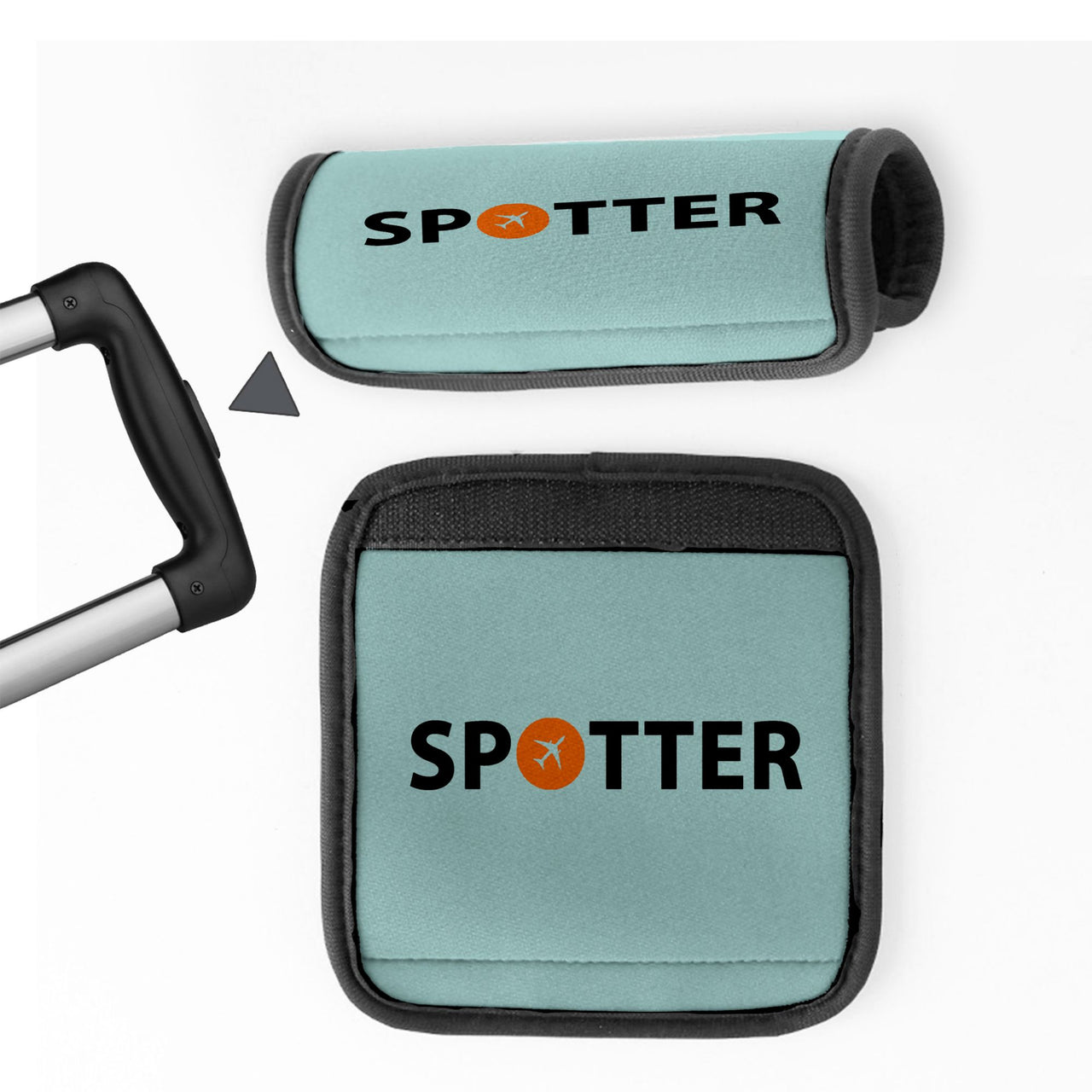 Spotter Designed Neoprene Luggage Handle Covers