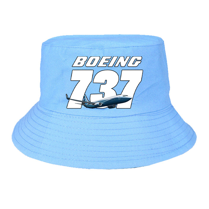 Super Boeing 737+Text Designed Summer & Stylish Hats