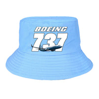 Thumbnail for Super Boeing 737+Text Designed Summer & Stylish Hats