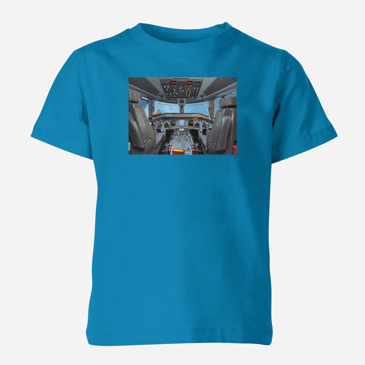 Embraer E190 Cockpit Designed Children T-Shirts