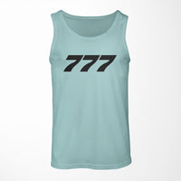 Thumbnail for 777 Flat Text Designed Tank Tops