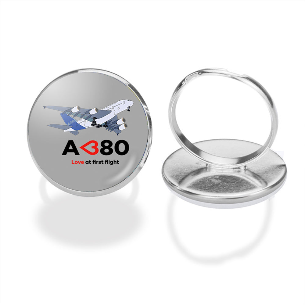 Airbus A380 Love at first flight Designed Rings