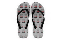 Thumbnail for I Don't Always Stop and Look at Airplanes Designed Slippers (Flip Flops)