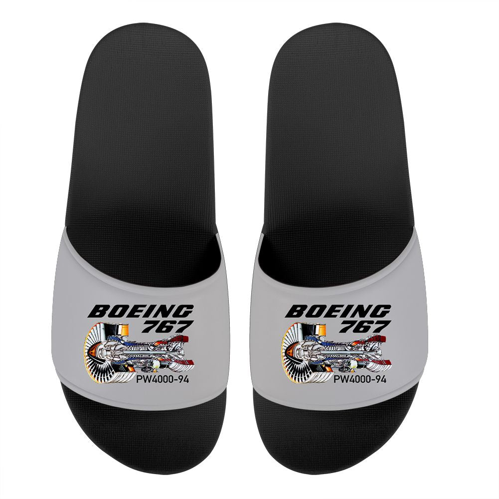 Boeing 767 Engine (PW4000-94) Designed Sport Slippers